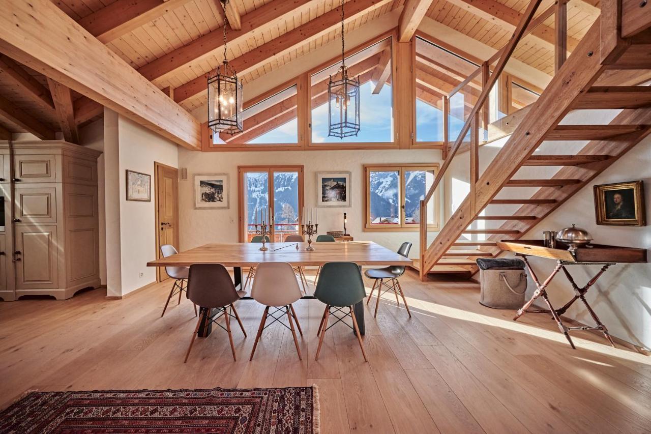 Chalet Baergsunna Penthouse Wengen Exterior photo